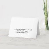 Carte Vous me manquez comme Pluton manque d'être une pla (Dos)