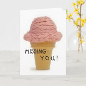 CARTE **VOUS ME MANQUEZ** TELLEMENT, JE NE PEUX MÊME PAS (Fleur jaune)