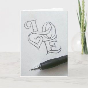 CARTE **VOUS ME MARIEZ ?** L'AMOUR EST UN MOT DE 4 LETTR