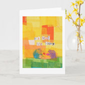 Carte Vous me rendez heureux (Fleur jaune)