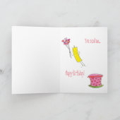 Carte "Vous m'envoyez !" Anniversaire spécial (Intérieur)