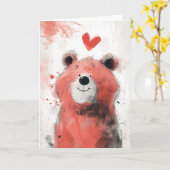 Carte Vous méritez l'amour (Fleur jaune)