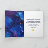 Carte Vous méritez le soleil, la lune et les étoiles (Intérieur)