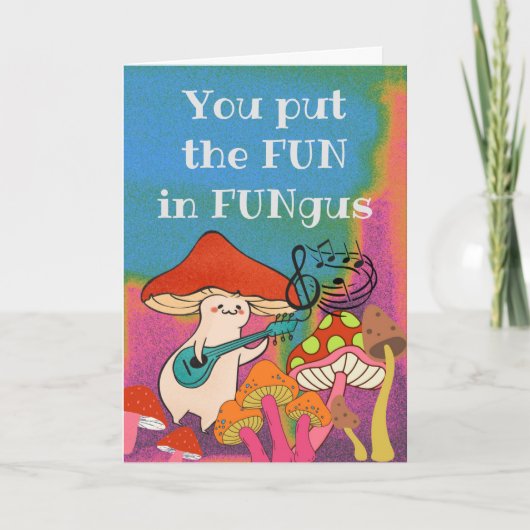 Carte Vous mettez le plaisir dans Fungus Guitar Jouer Ch (Devant)