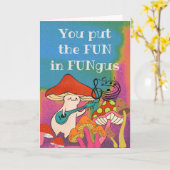 Carte Vous mettez le plaisir dans Fungus Guitar Jouer Ch (Fleur jaune)