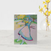 Carte Vous M'Inspire (Femme) (Fleur jaune)