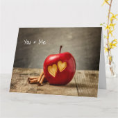 Carte Vous & Moi Poème d'amour Âme sœur Romantique (Fleur jaune)