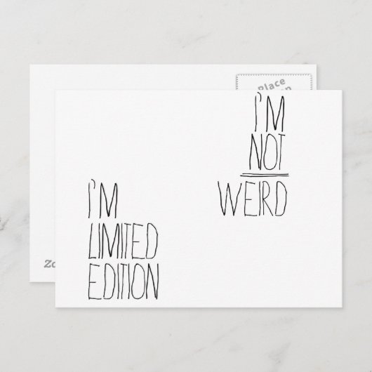 Carte vous montrant spécial (Devant / Derrière)