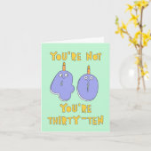 Carte Vous n'avez pas 40 ans, vous avez trente-dix ans,  (Fleur jaune)