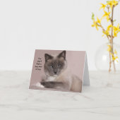 Carte Vous n'avez pas l'air d'un jour sur 6 vies (Fleur jaune)