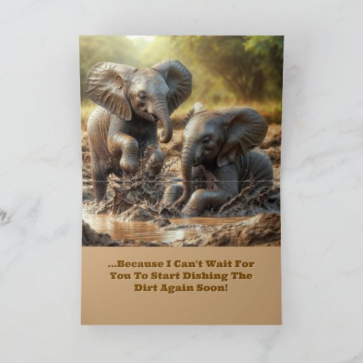 Carte Vous ne pouvez pas attendre que vous commencez à D (Intérieur)