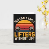 Carte Vous ne pouvez pas épeler les ascenseurs sans asce (Fleur jaune)