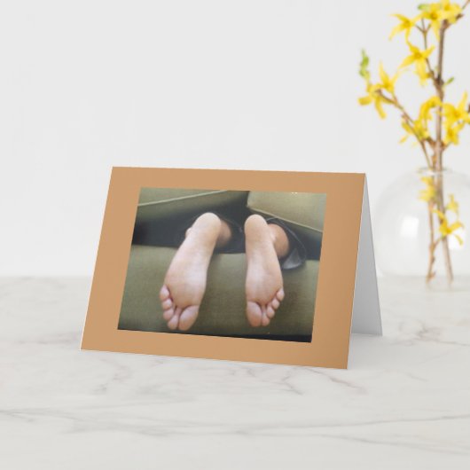 CARTE VOUS NE POUVEZ PAS LA CACHER - SUR L'HUMOUR D'ANNI (Fleur jaune)