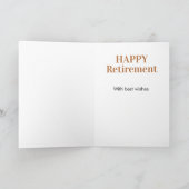 Carte Vous ne pouvez pas prendre votre retraite de l'éta (Intérieur)