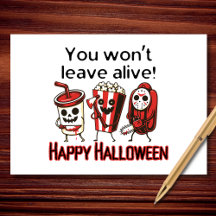 Vous ne quitterez pas Alive Funny Halloween Snacks
