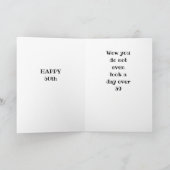 Carte VOUS NE REGARDEZ PAS UNE JOURNÉE SUR 49 "60ème ANN (Intérieur)