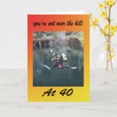 Carte Vous n'êtes pas au-dessus de la colline à 40 ans (Fleur jaune)