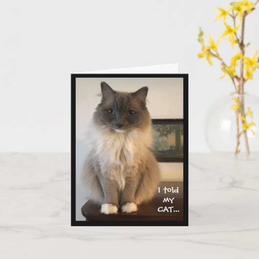 Carte Vous n'êtes pas mon patron, dit qui (Fleur jaune)