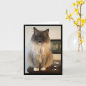 Carte Vous n'êtes pas mon patron, dit qui (Fleur jaune)