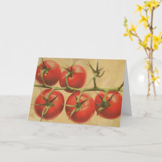 Carte Vous n'êtes pas vieux, vous êtes vigne mûri Annive (Fleur jaune)