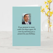 Carte Vous n'êtes pas watchin Fox News ! (Fleur jaune)