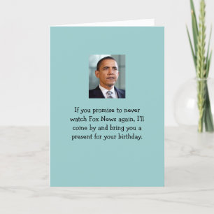 Carte Vous n'êtes pas watchin Fox News !