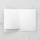 Carte Vous nous manquez. (Intérieur)
