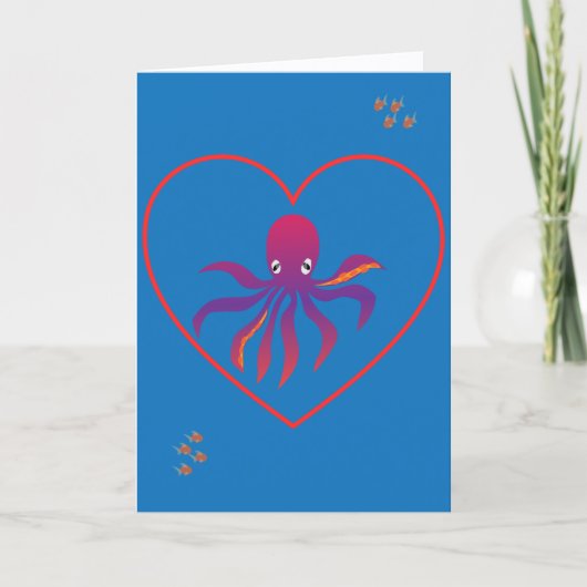 Carte Vous OCTOPIEZ mes pensées (Devant)