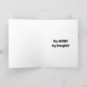 Carte Vous OCTOPIEZ mes pensées (Intérieur)