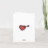 Carte Vous pensant, Cette Poupée Vaudou de la Saint-Vale (Dos)