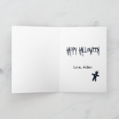 Carte Vous penser - Poupée vaudou drôle d'Halloween (Intérieur)