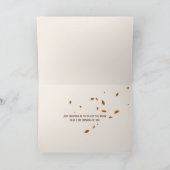 Carte vous pensez à une bougie brillante dans les cônes  (Intérieur)