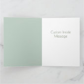 Carte Vous Pensez aux Roses Botaniques Roses Foncées (Intérieur)