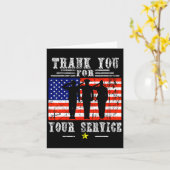 Carte Vous Pour Vos Services Patriotique - Anciens Comba (Fleur jaune)