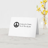 Carte Vous pouvez dire que je suis un rêveur (Fleur jaune)