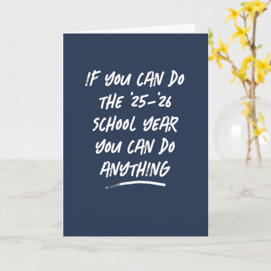 Carte Vous pouvez faire n'importe quoi appréciation des (Fleur jaune)