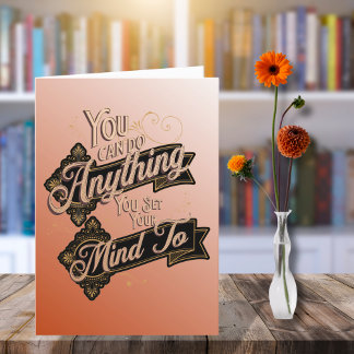 Carte Vous Pouvez Faire N'Importe Quoi Citer Terracotta