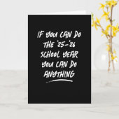 Carte Vous pouvez faire n'importe quoi de noir blanc dip (Fleur jaune)