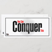 Carte Vous pouvez le conquérir (Devant / Derrière)