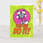 Carte Vous pouvez le faire ! (Fleur jaune)