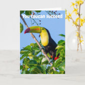 Carte Vous pouvez réussir (Fleur jaune)