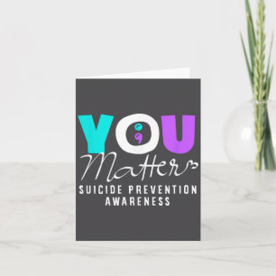 Carte Vous Prévention de la sensibilisation au suicide