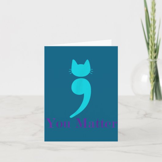 Carte Vous Prévention du suicide chez les chats (Devant)