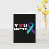 Carte Vous Problème Prévention Suicide Sensibilisation T (Fleur jaune)