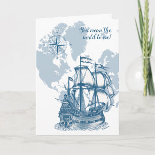Carte Vous représentez le monde pour moi Car Papa Fête d