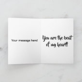 Carte Vous Rock Drum Set Valentine's Day Card (Intérieur)