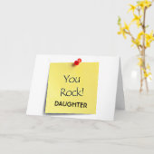 CARTE VOUS, "ROCK", ESPÉREZ AUSSI QUE VOTRE ANNIVERSAIRE (Fleur jaune)