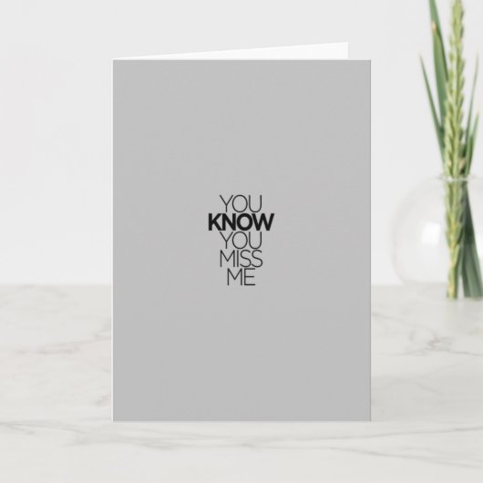 CARTE VOUS SAVEZ QUE VOUS ME MANQUEZ DES EXPRESSIONS VOU (Devant)