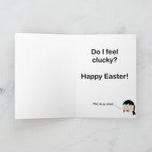 Carte Vous sentez-vous maladroit ? Salutation de Pâques (Intérieur)