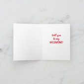 CARTE "VOUS" SERA "MON" VALENTINE (Intérieur)
